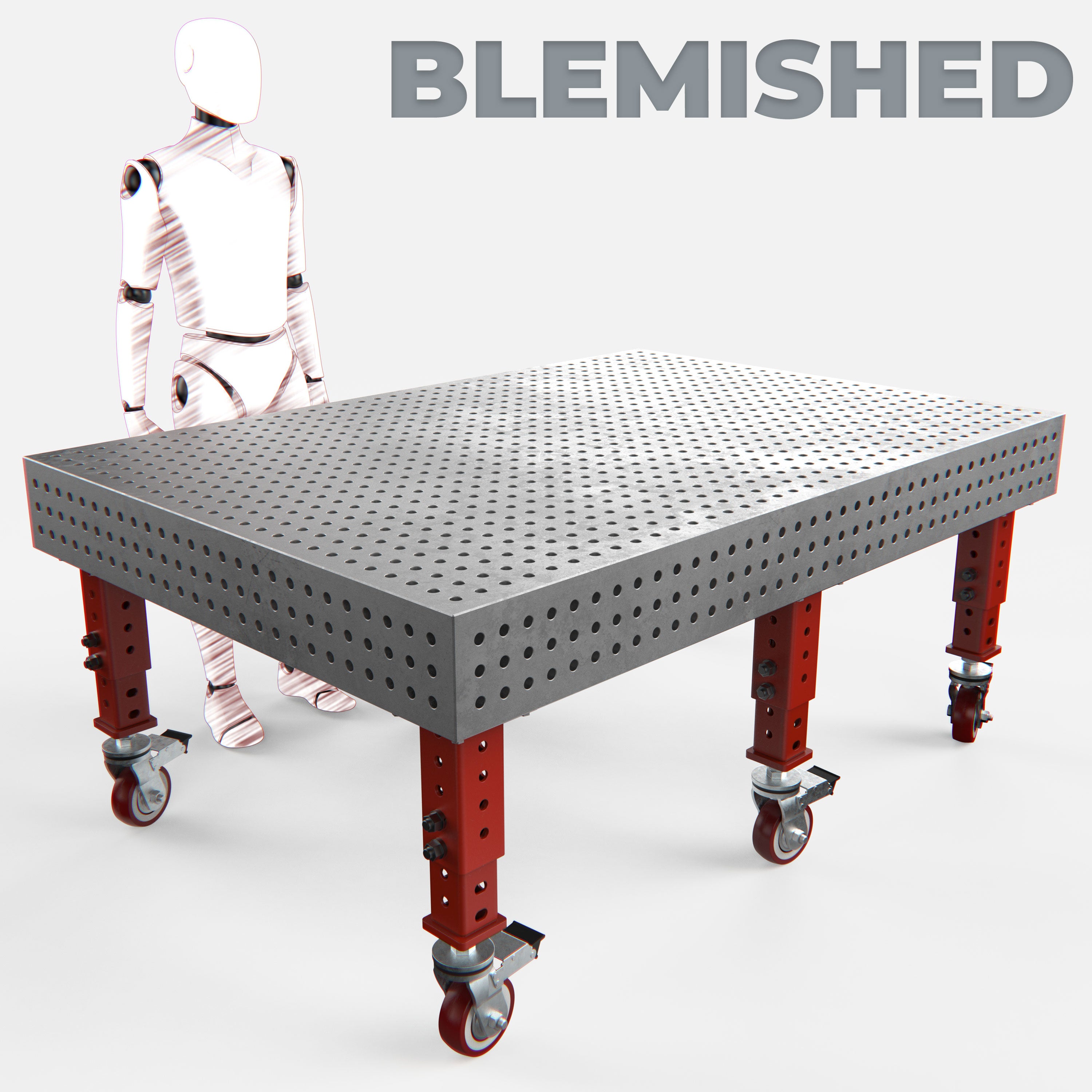 Blemished Heavy Duty Welding Table, 6.5' x 4.5' (78" x 54")