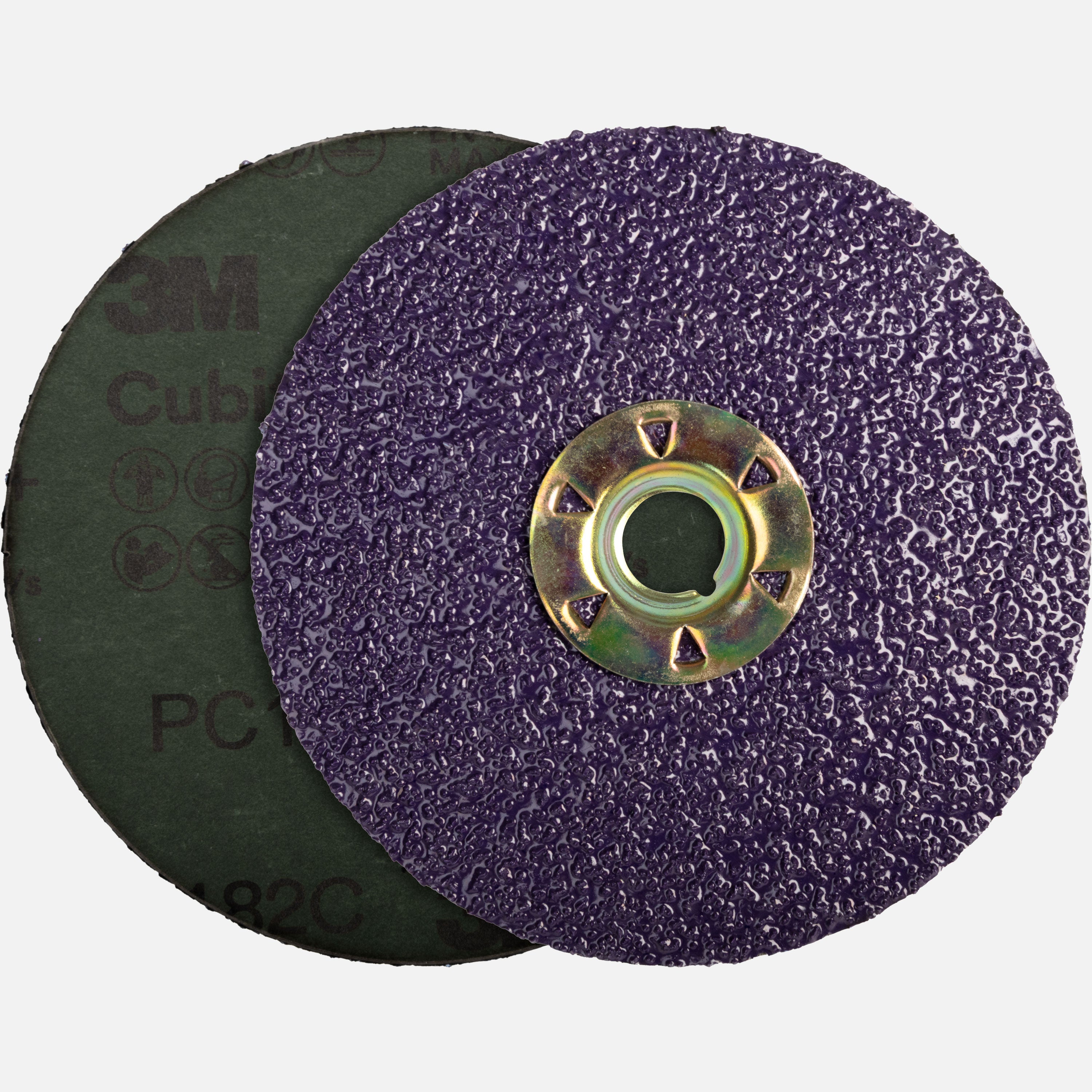 3M Cubitron 3, Fibre Disc, TN, Quick Change, 4.5", 36+, 13300 Max RPM, 1182C (25-Pack)