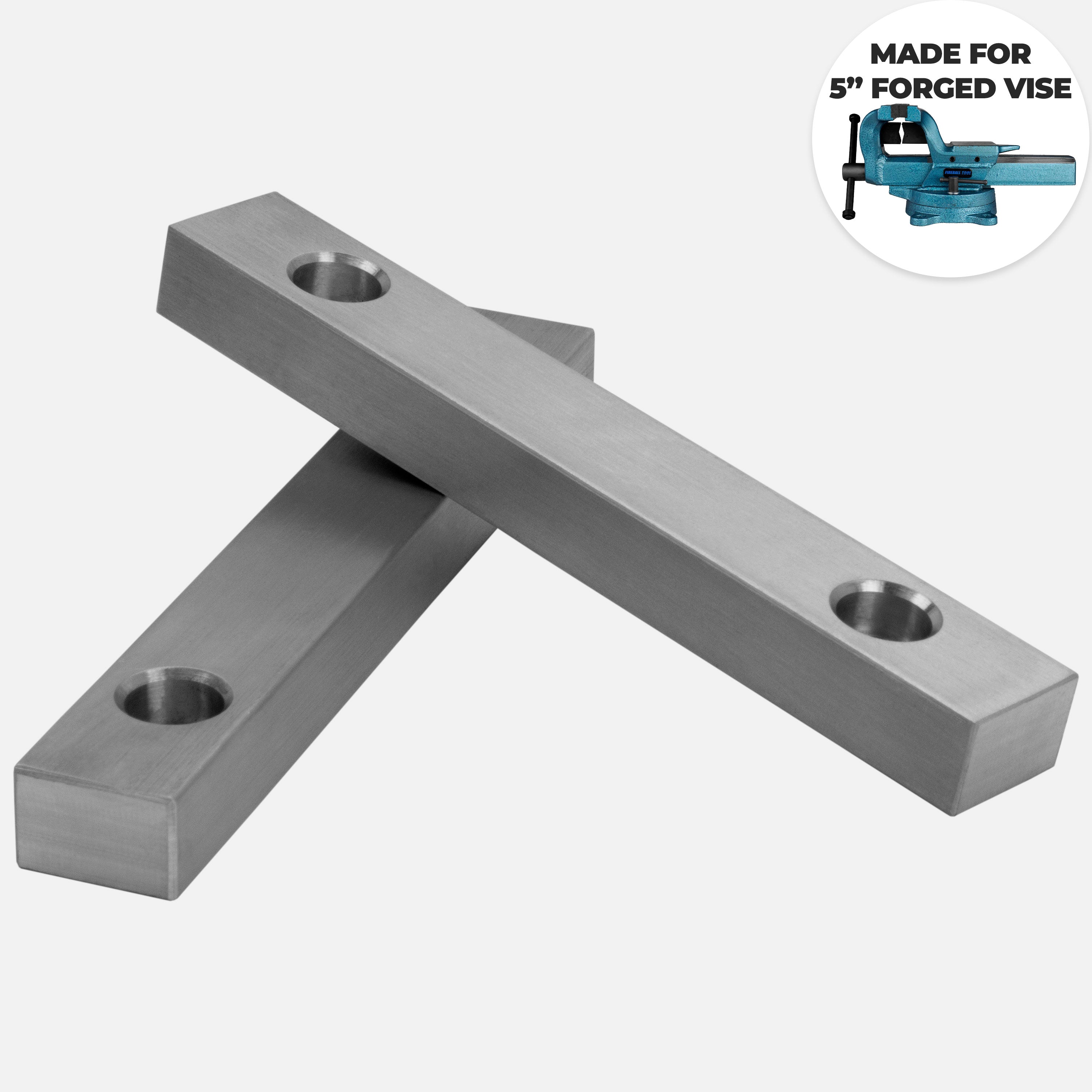 Aluminum Vise Jaws for Blue Forged Vise (Pair)