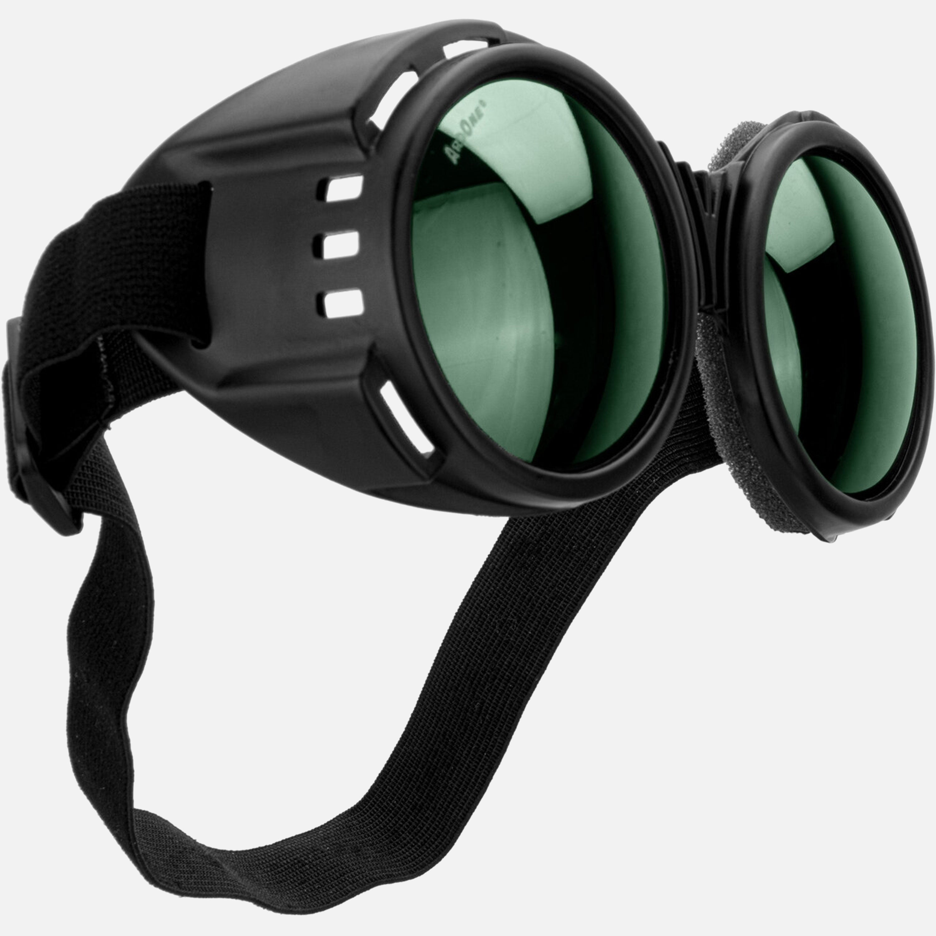 The Fly Safety Goggles, Flat Black Frame/IR3 Lens, Mirror Finish, Hard Coated