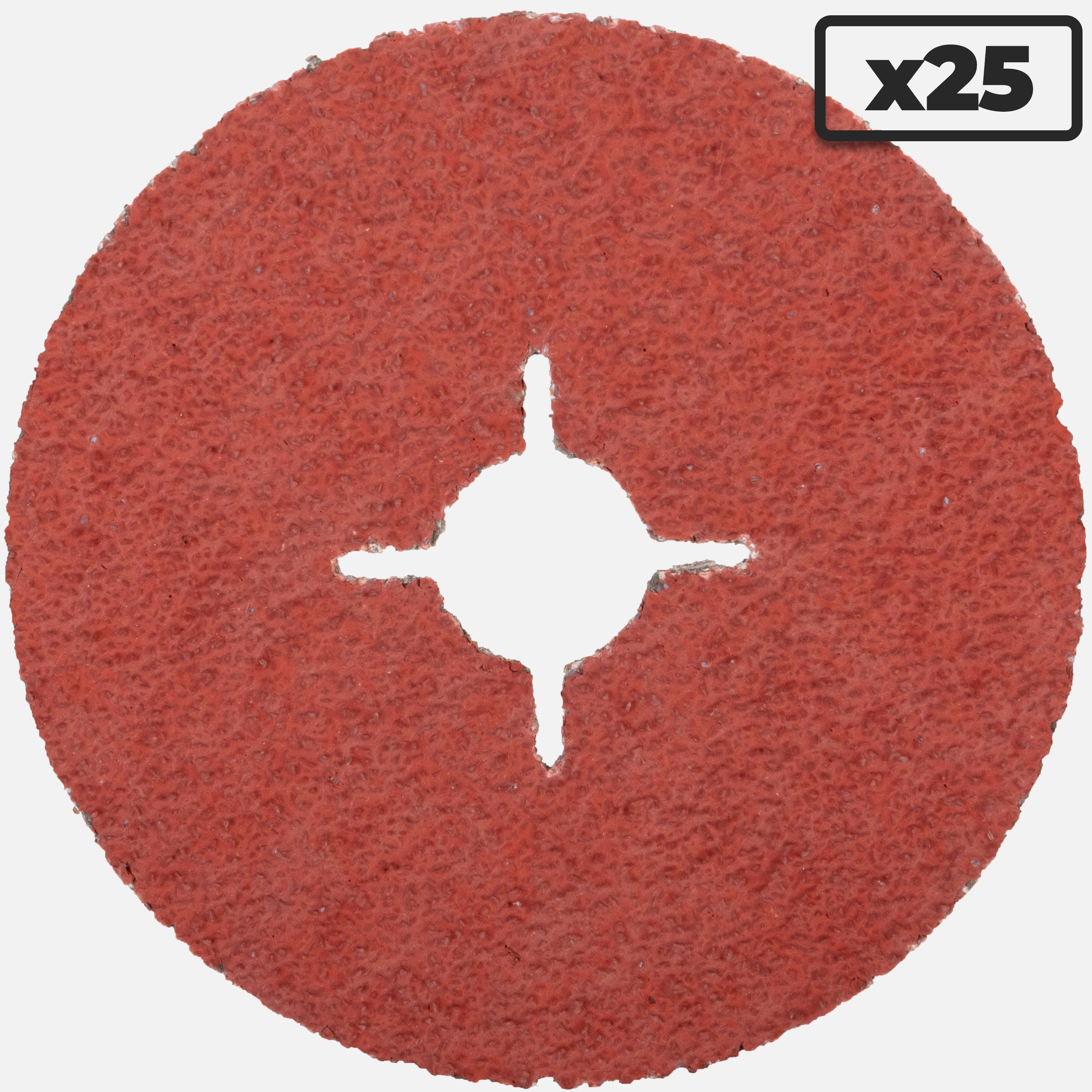 Walter XTRACUT, Sanding Disc, 4-1/2" Diameter, 7/8" Abrasive Arbor, X-Coarse, 36 Grit, 13,300 Max RPM, 15A453 (25-Pack)
