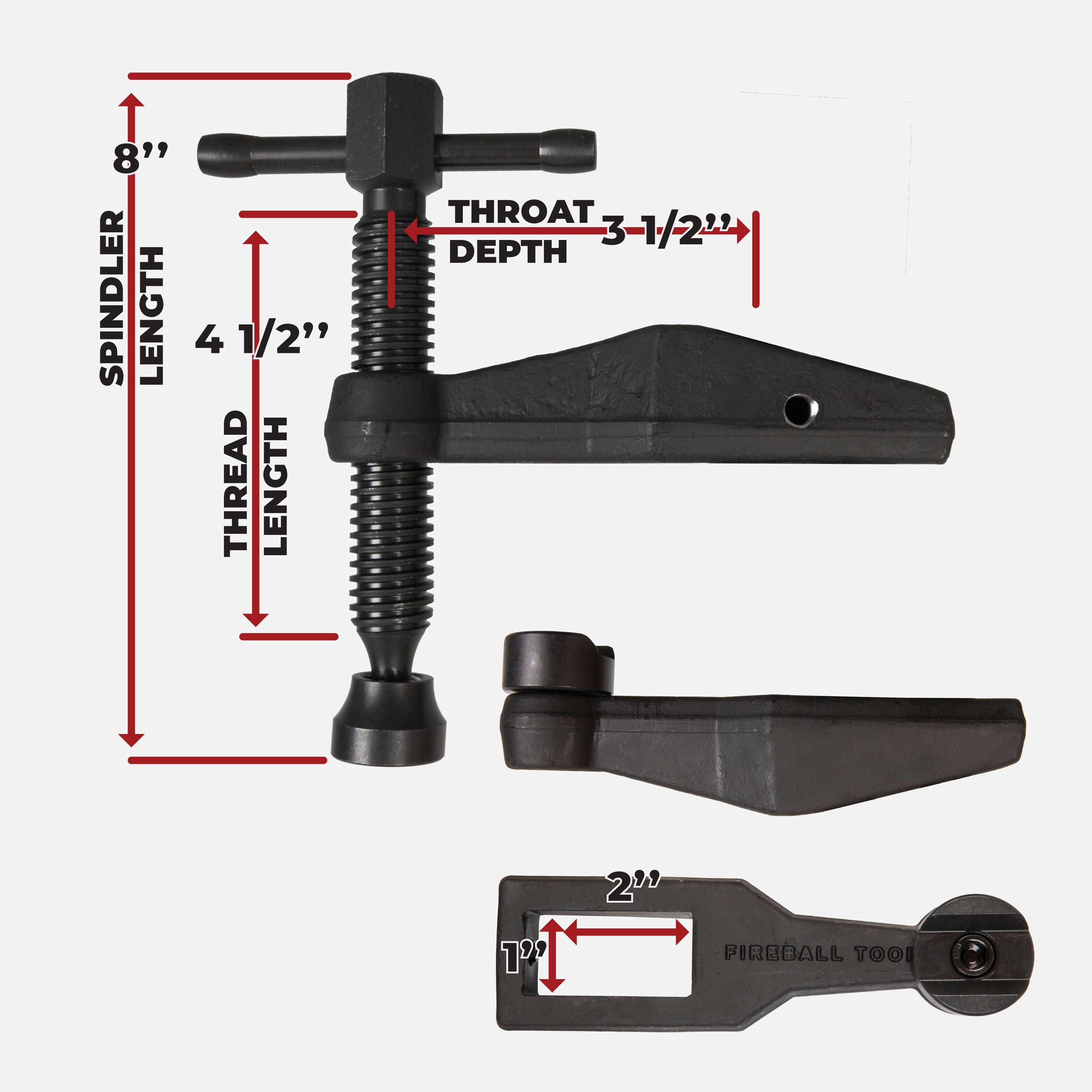 Maximus Bar and Dog Clamp (2 Sets of Clamps)