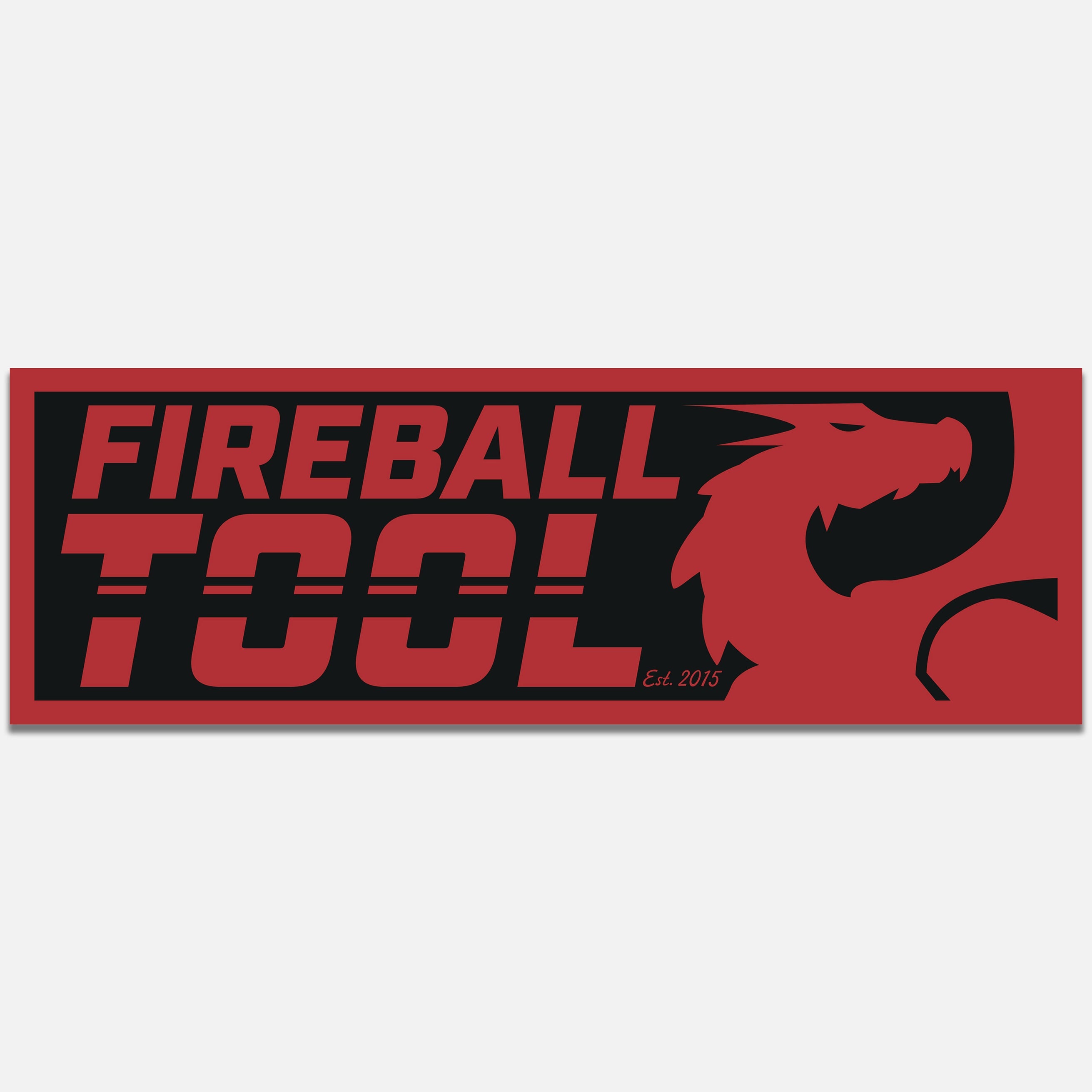 Fireball Original Red Vinyl Banner