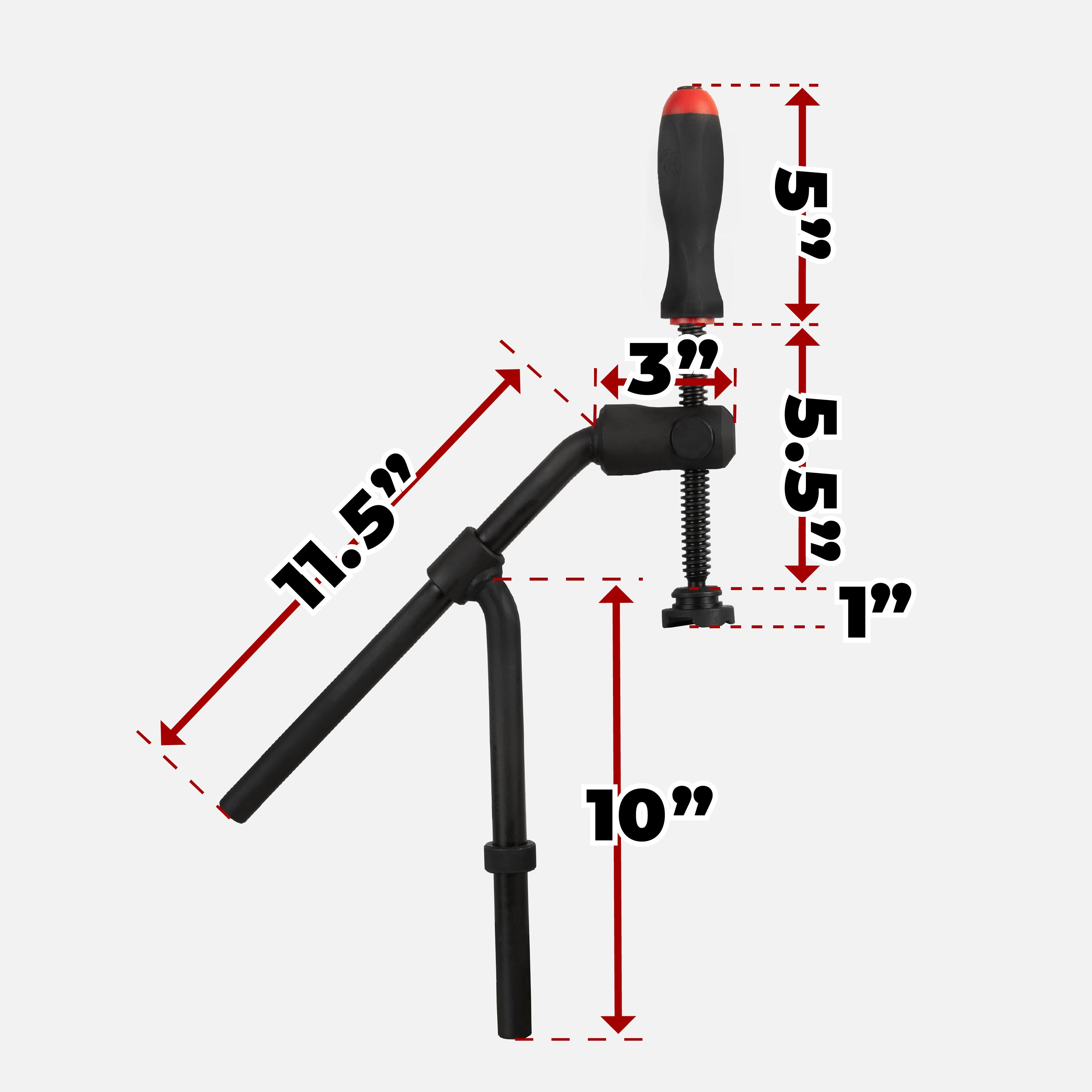 Double Gooseneck Clamp - 3/4" System