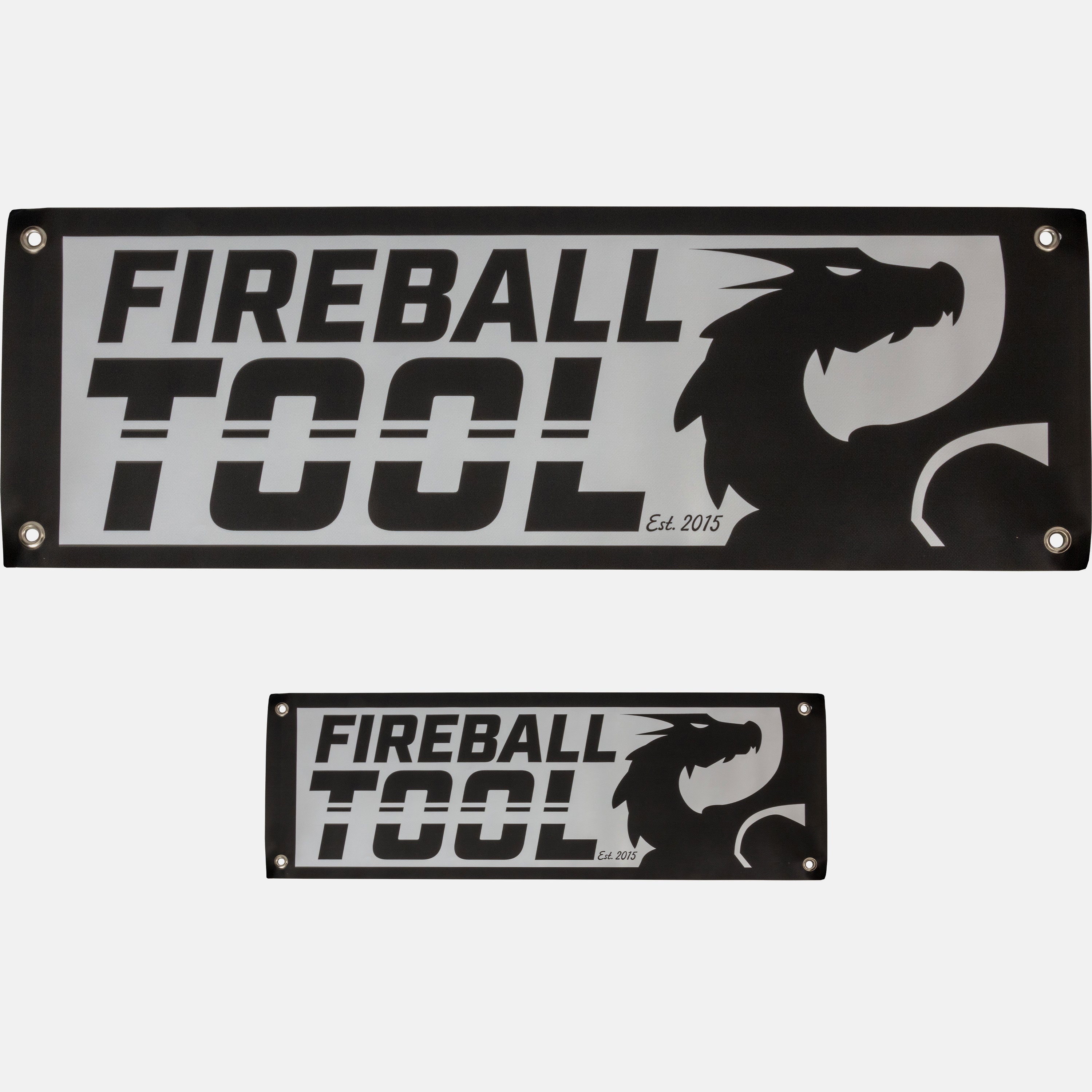 Fireball Original Black Vinyl Banner