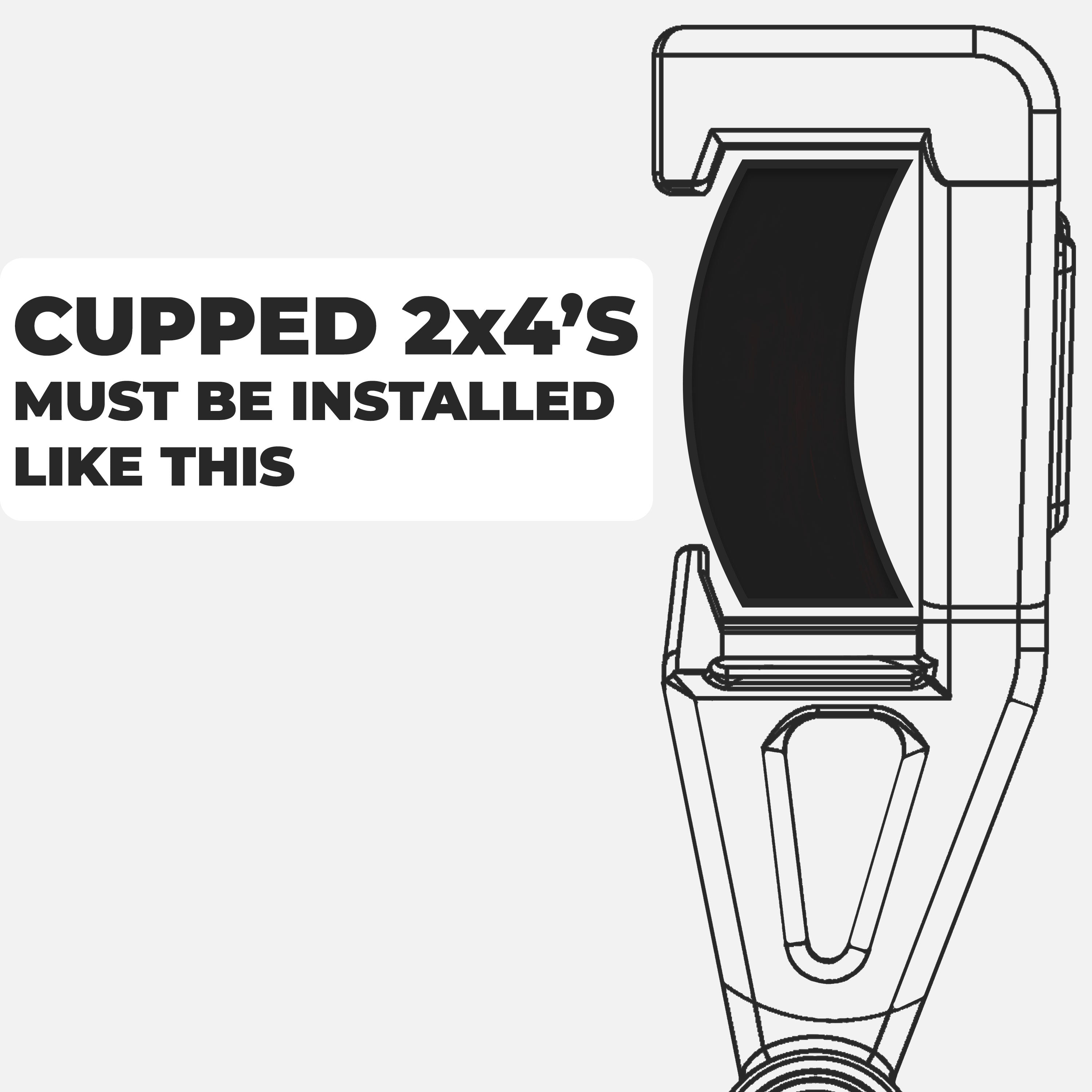 Lumber Maximus Clamp 2" x 4" (Single Clamp Set)