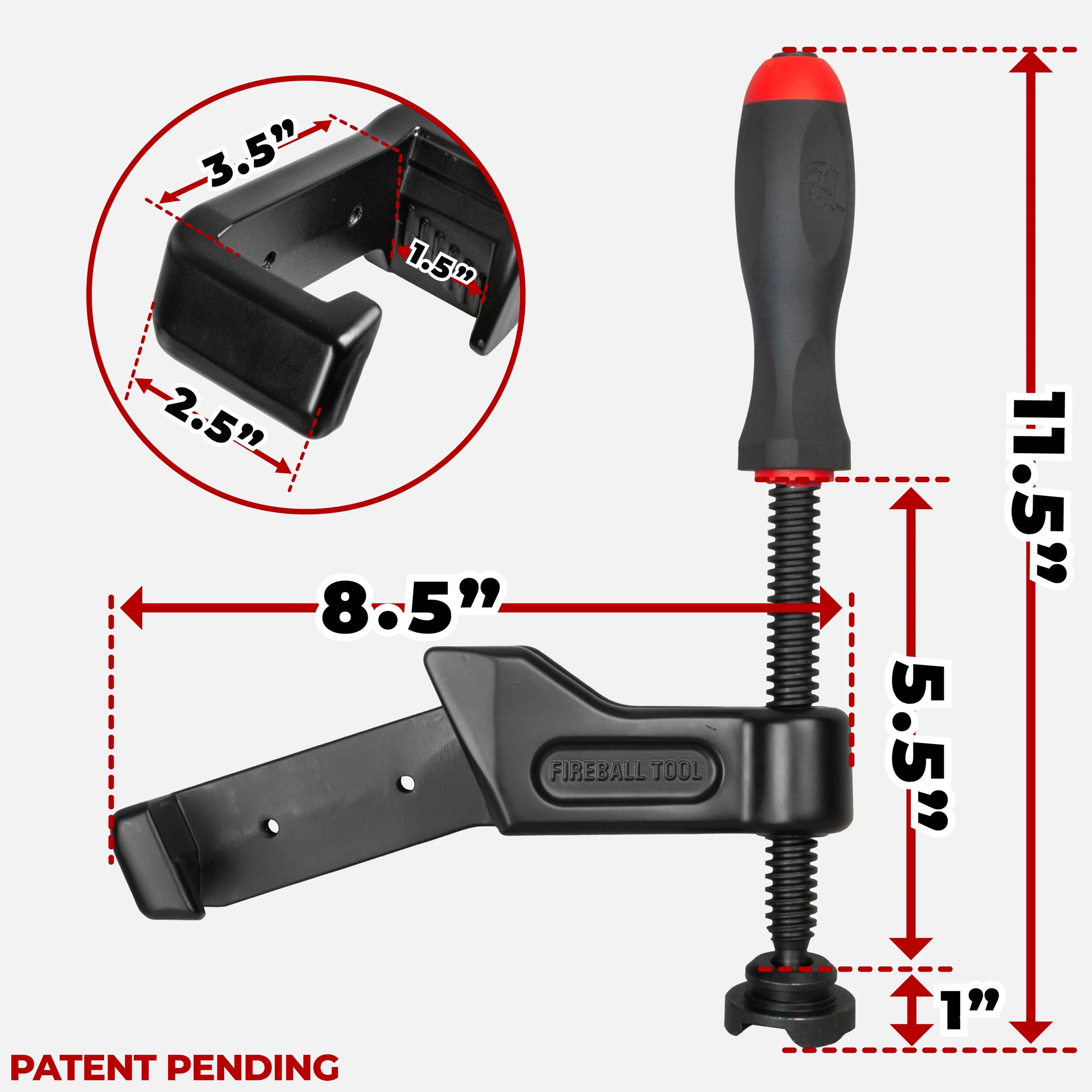 Lumber Maximus Clamp 2" x 4" (Single Clamp Set)