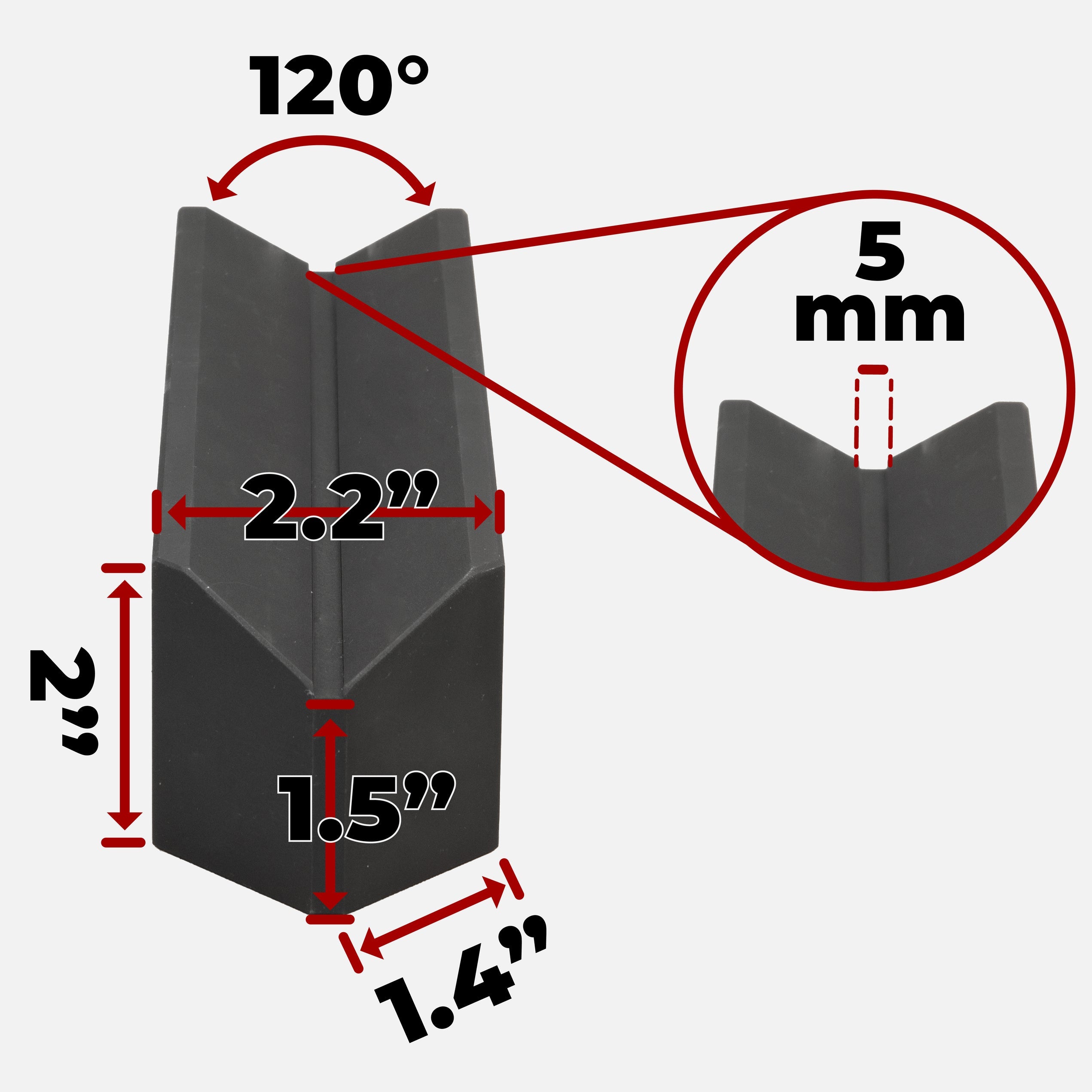 Vee Block XL (Pair) - 28mm System