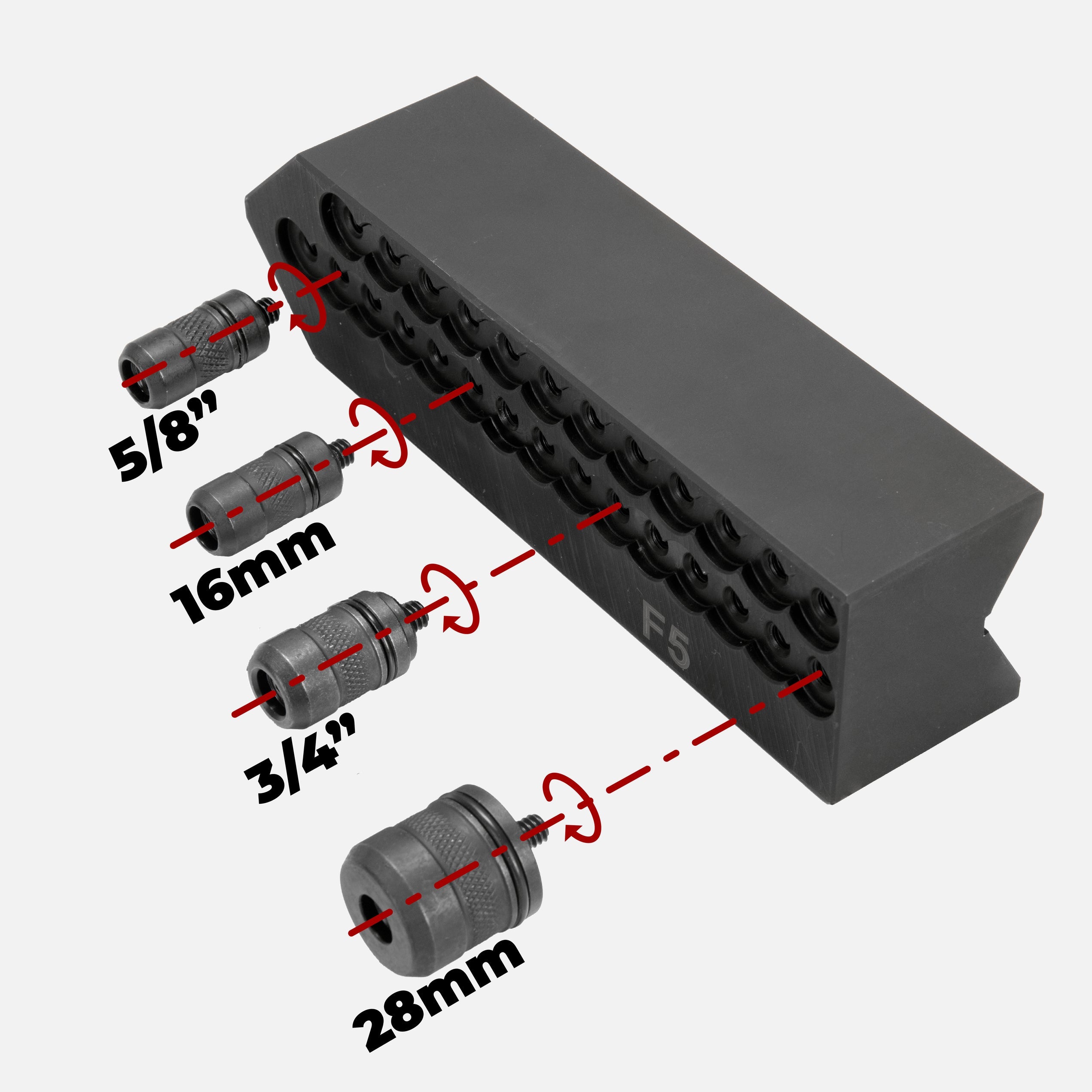 Vee Block XL (Pair) - 28mm System