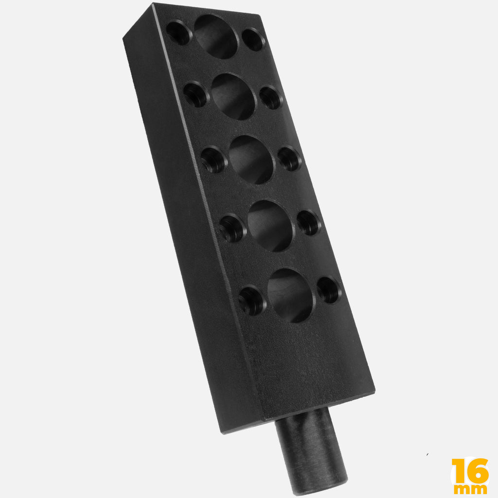 Metric M-6 Isolation Cones / Floor Spikes, gloss black finish.  #FSB-5-GMBL-M6