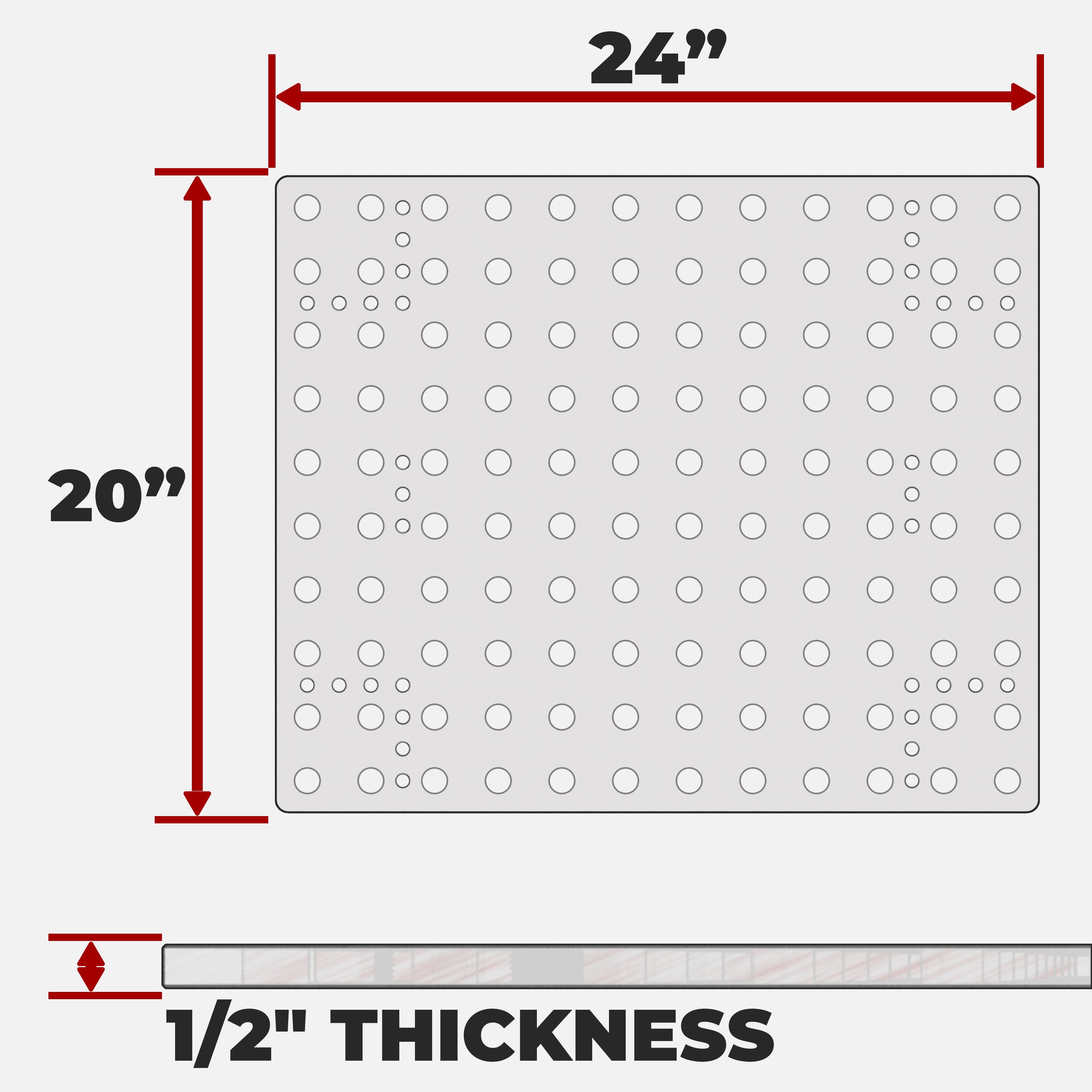 The Marauder (24"x20") Table System - 3/4" System