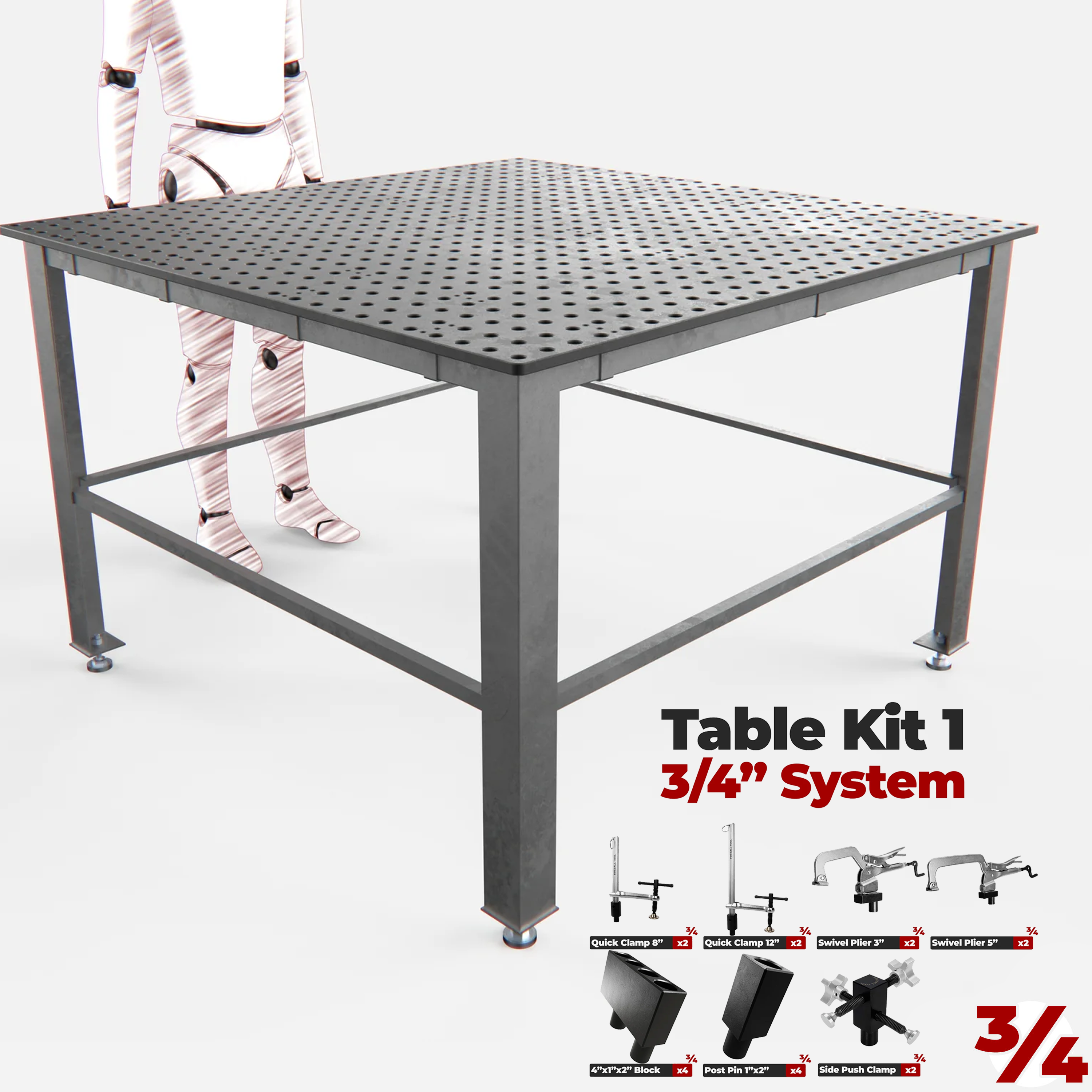 DIY Table System (54"x54") - 3/4" System