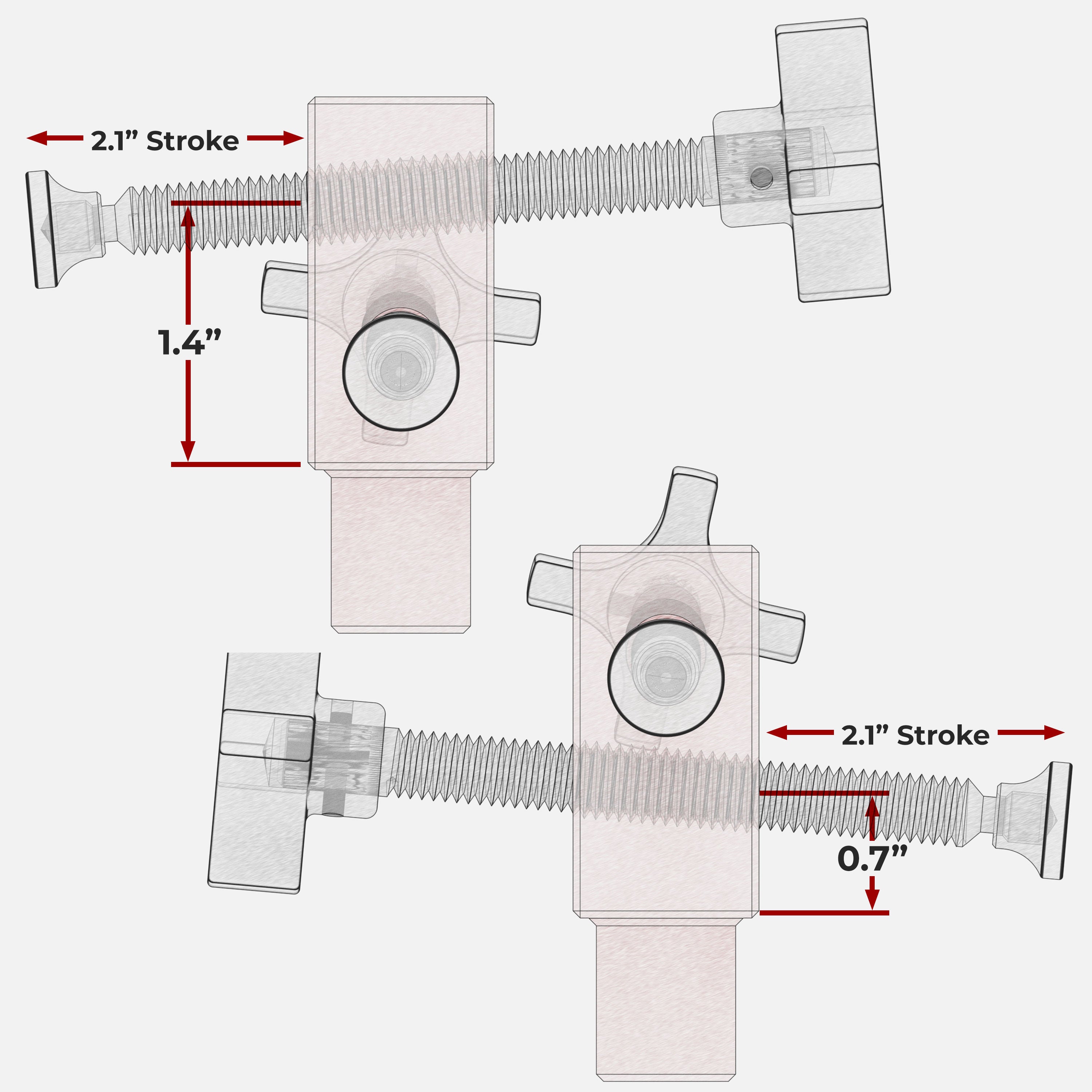 Side Push Clamp - 5/8" System