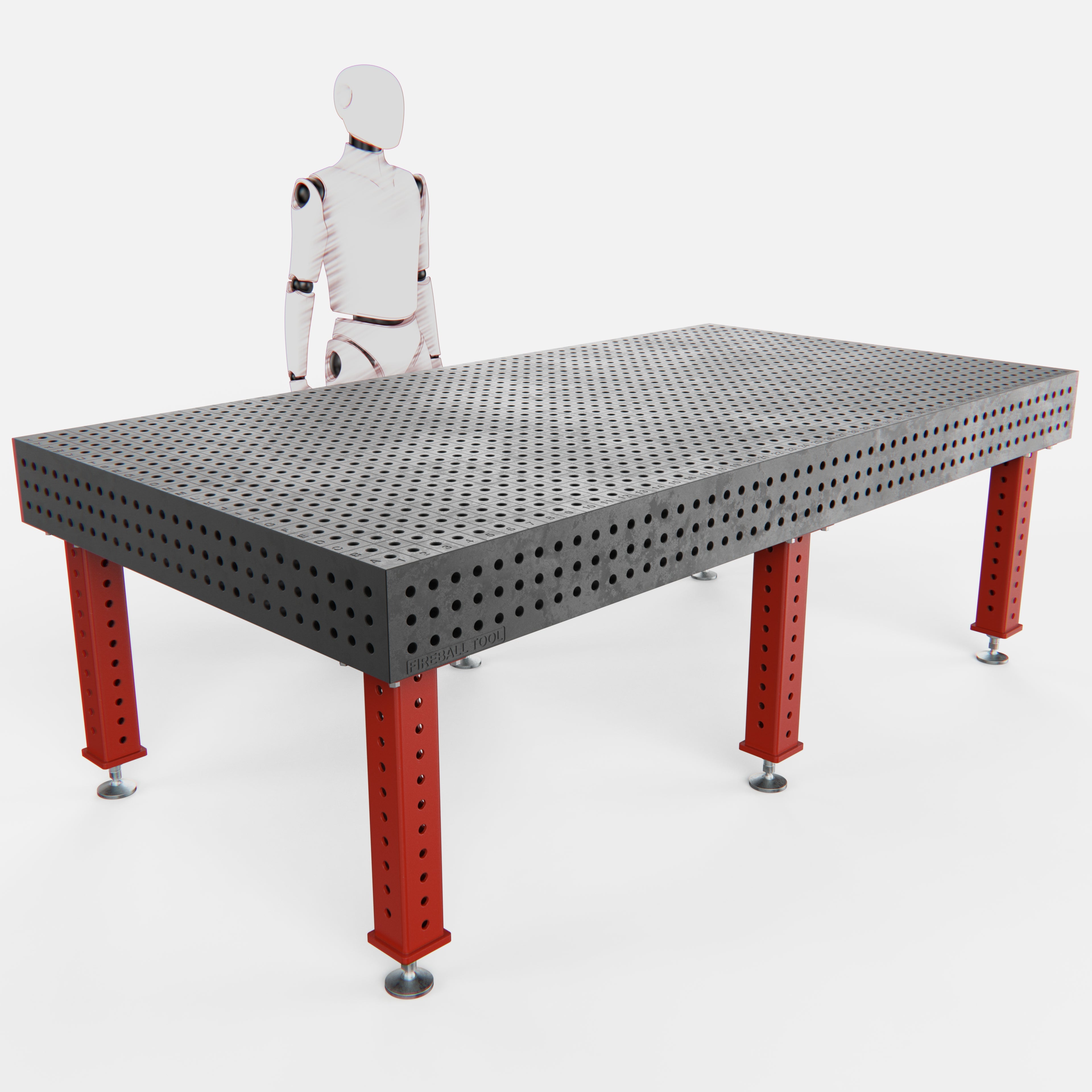 Heavy Duty Welding Table, 4.5' x 8.5' (102" x 54")