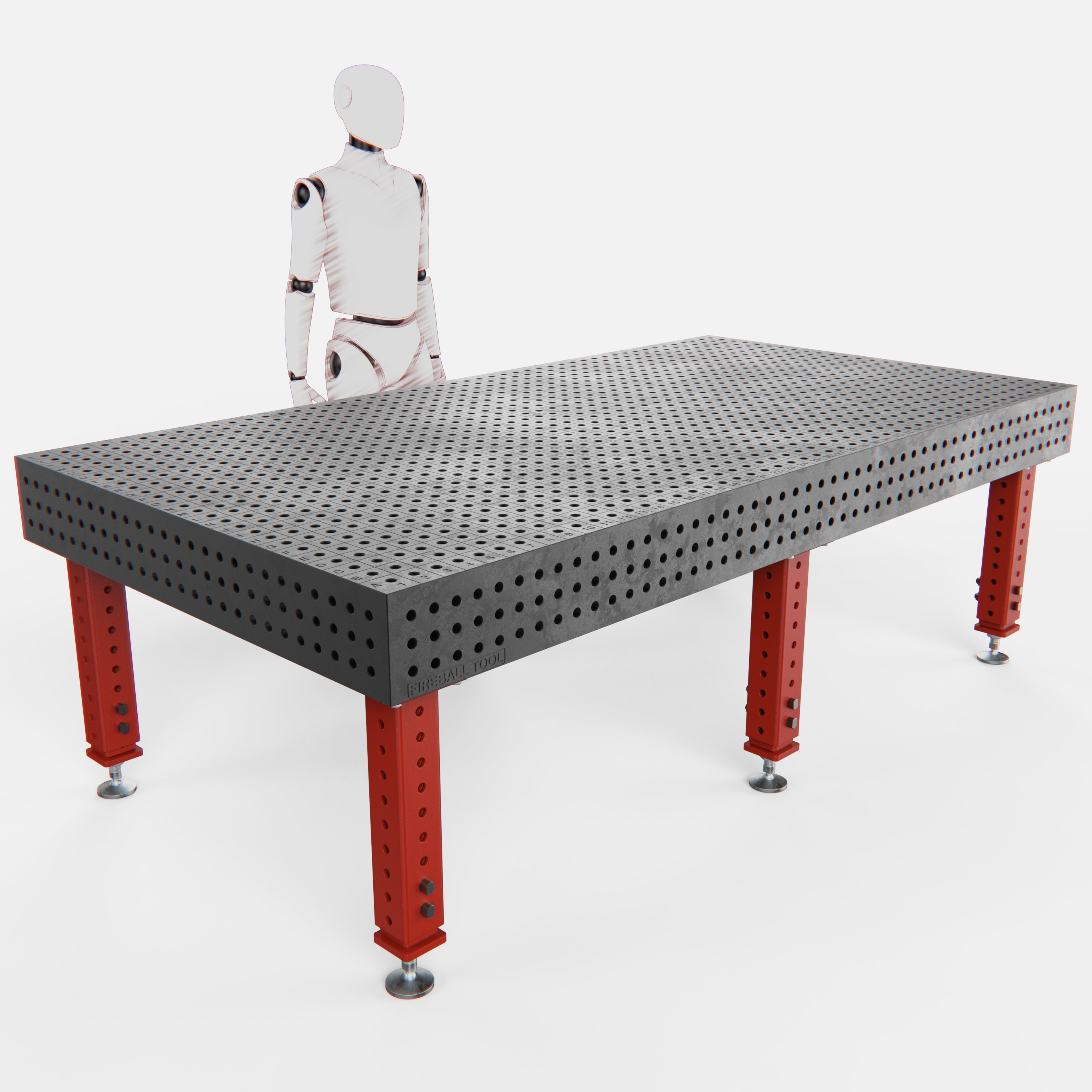 Heavy Duty Welding Table, 4.5' x 8.5' (102" x 54")