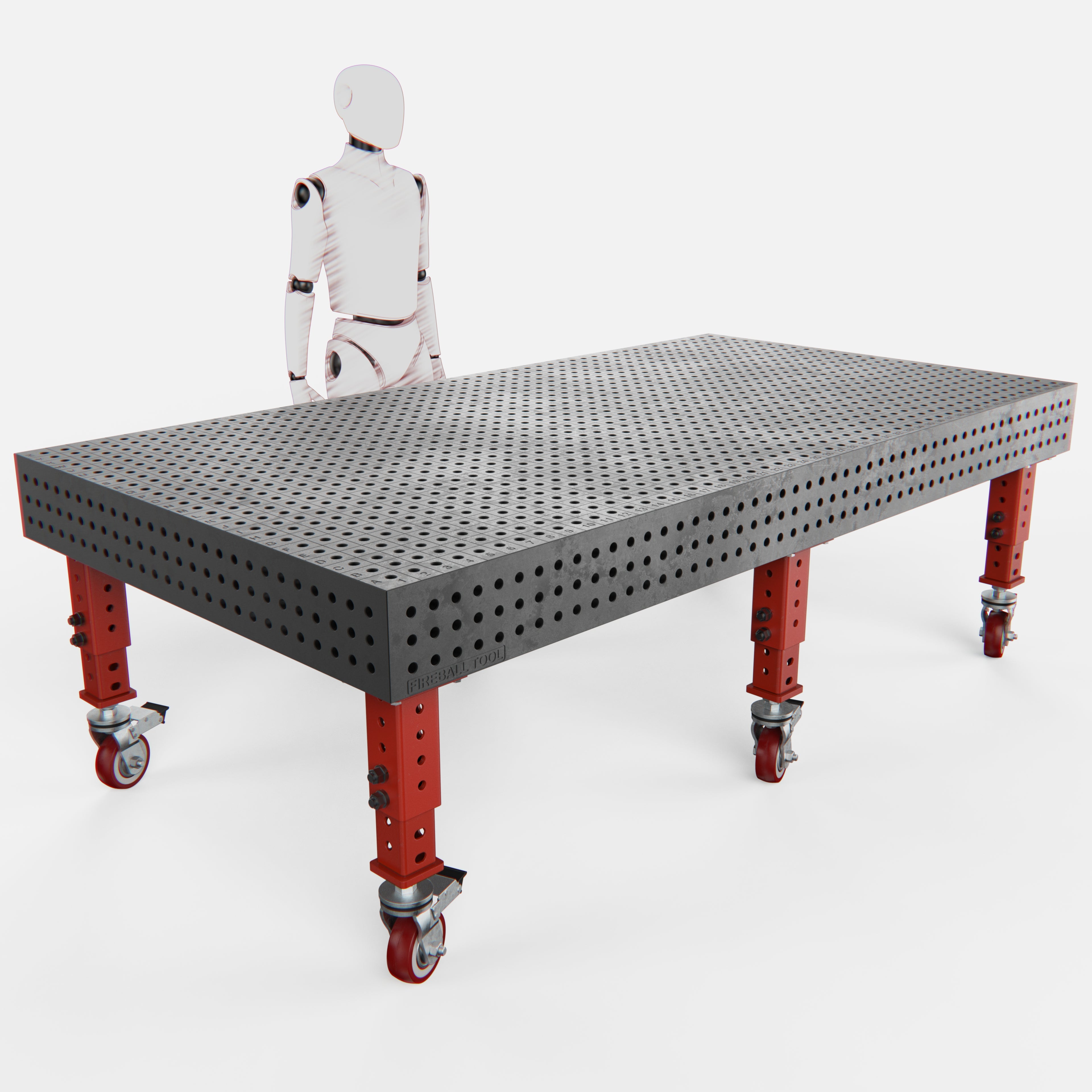 Heavy Duty Welding Table, 4.5' x 8.5' (102" x 54")