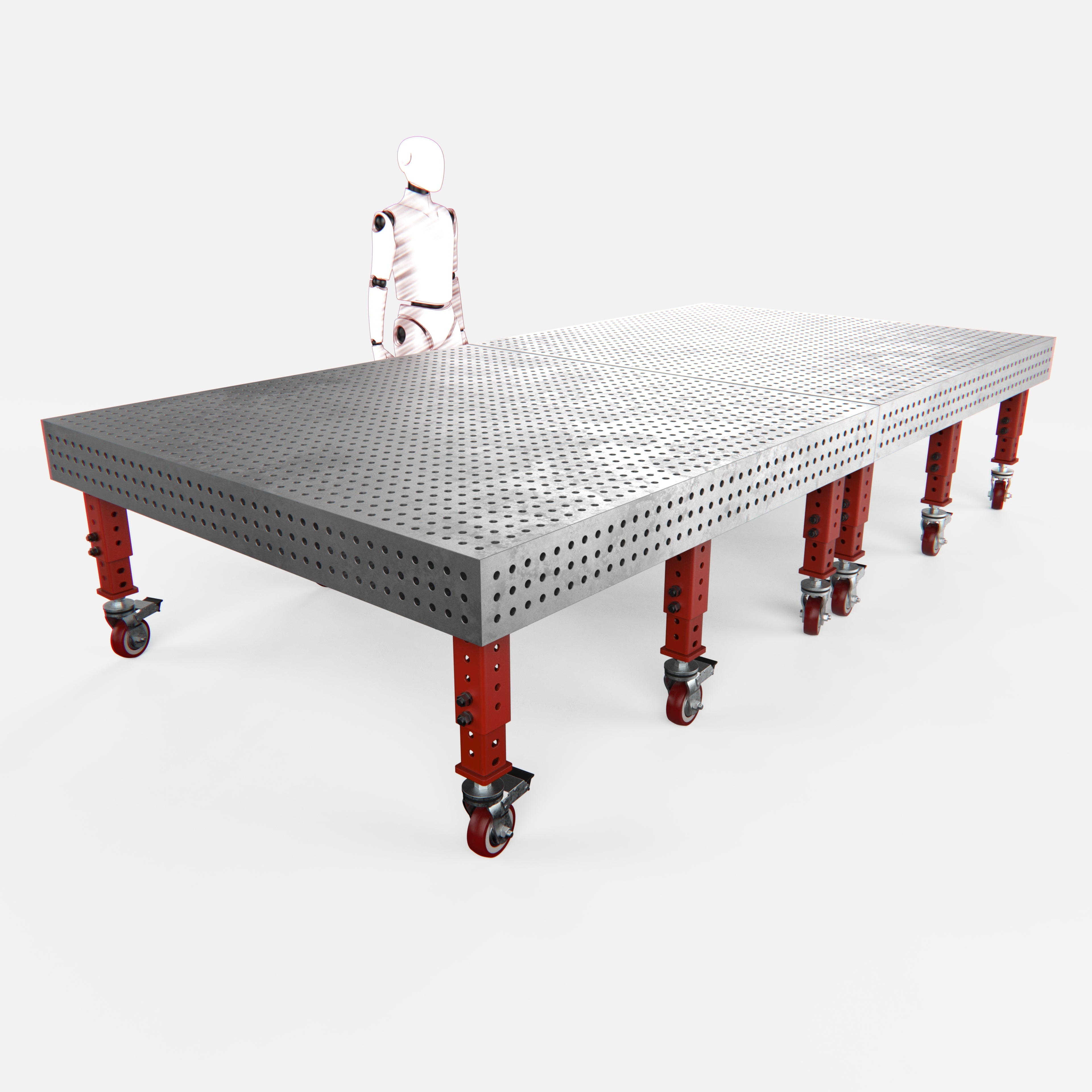 Heavy Duty Welding Table Combo, 13' x 6.5' (156" x 78")