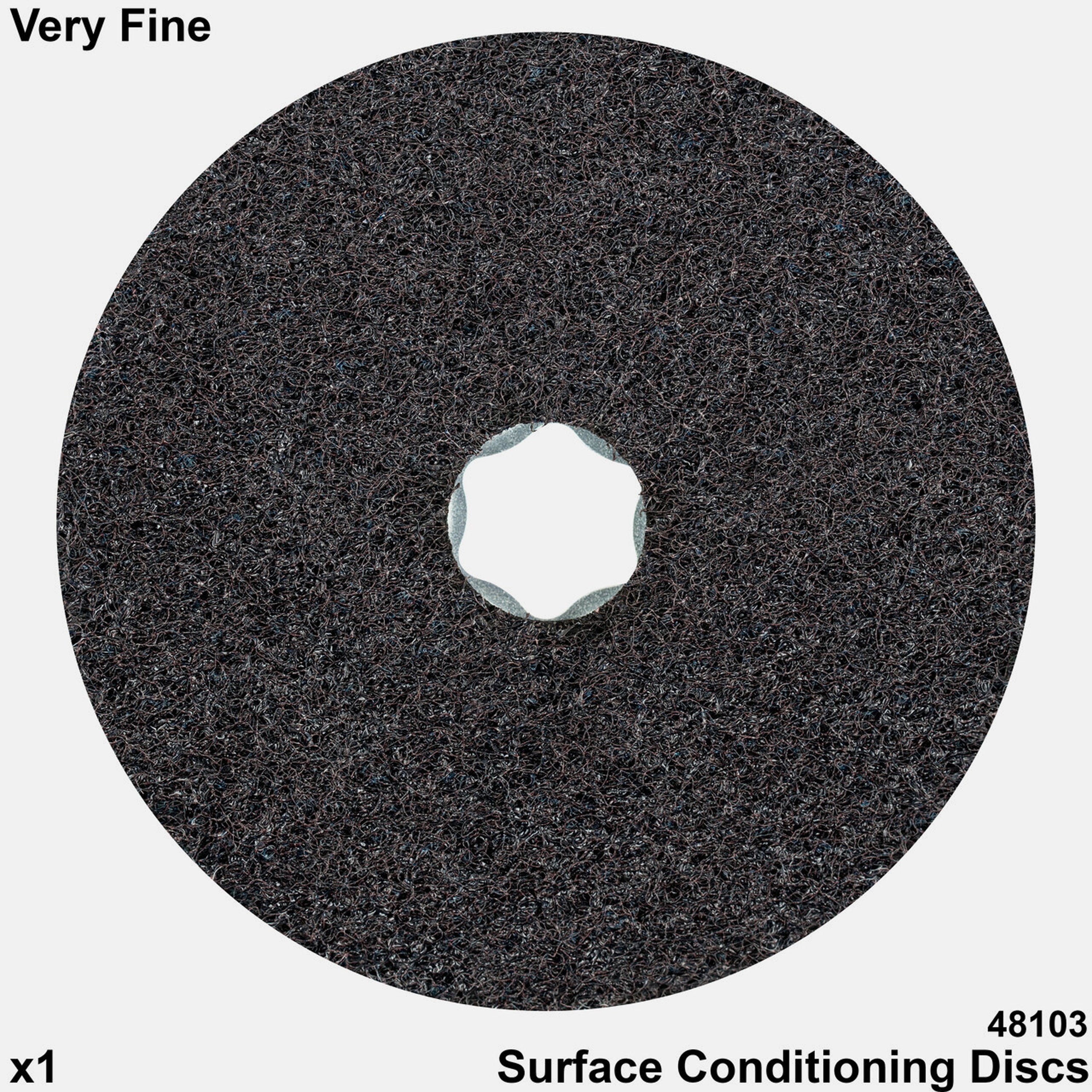 COMBICLICK® Surface Conditioning Disc - 4-1/2" Aluminum Oxide, Very Fine Grade (10pc)