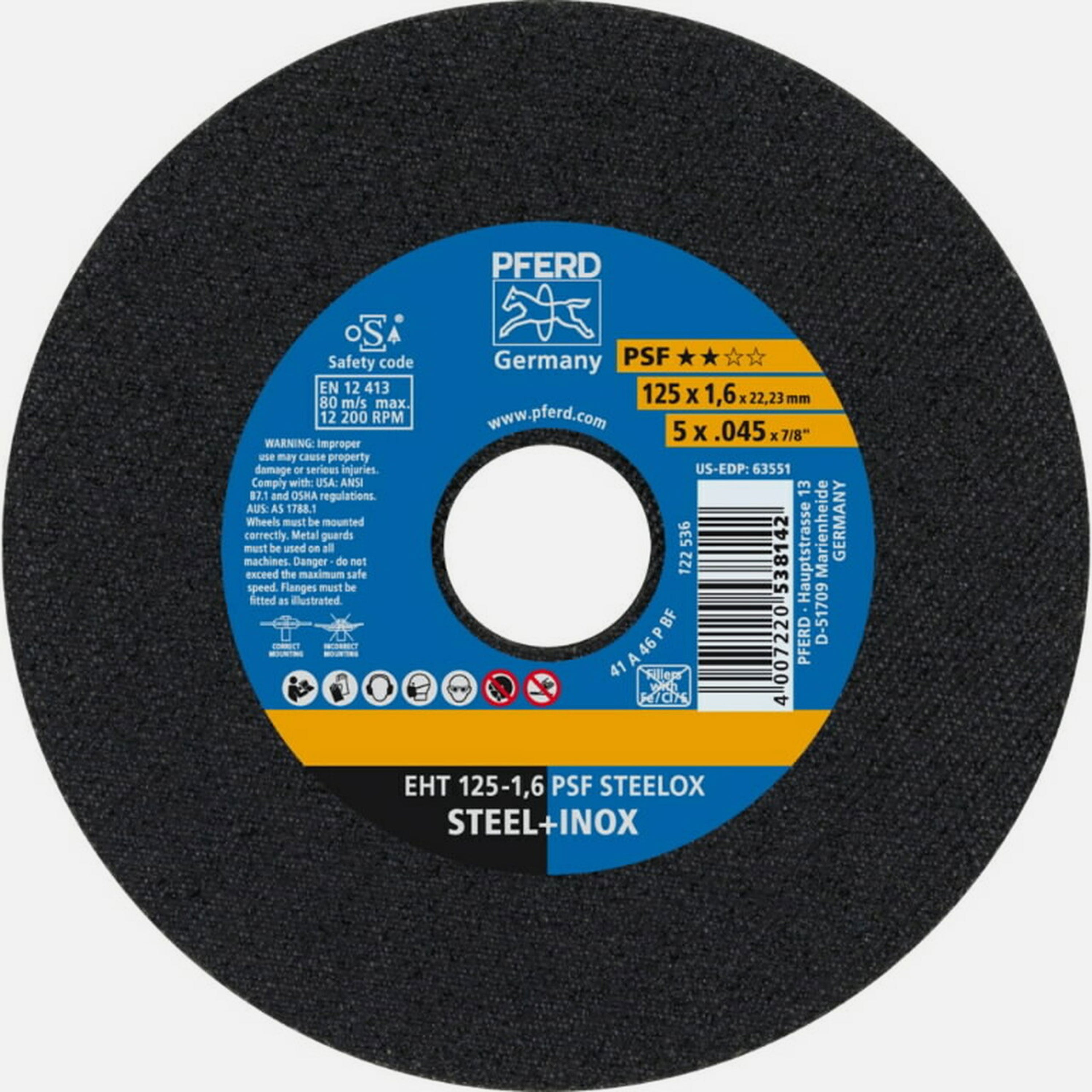 Pferd, Cut Off Discs, 25pc Set