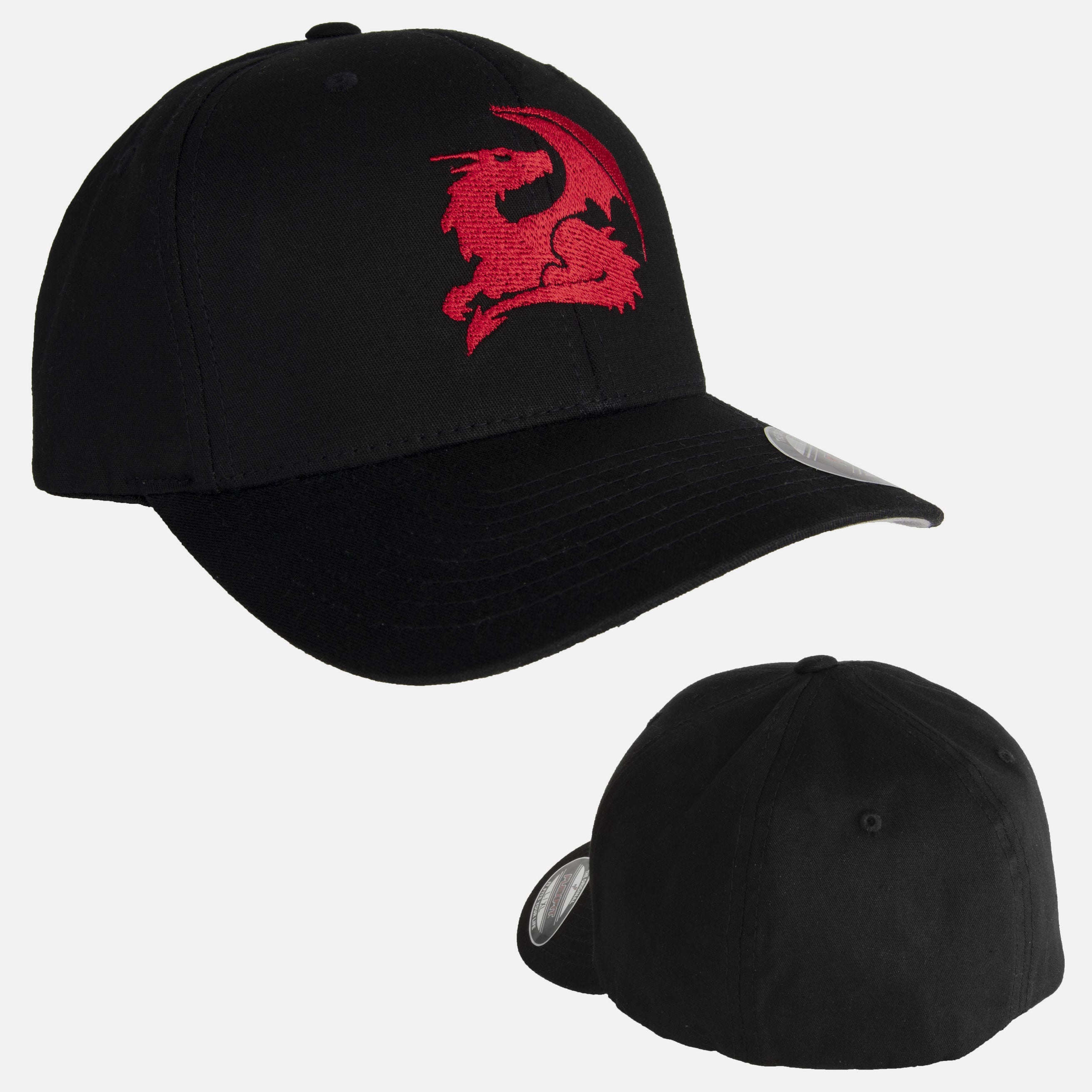 Fireball Original Black Curved Bill Hat