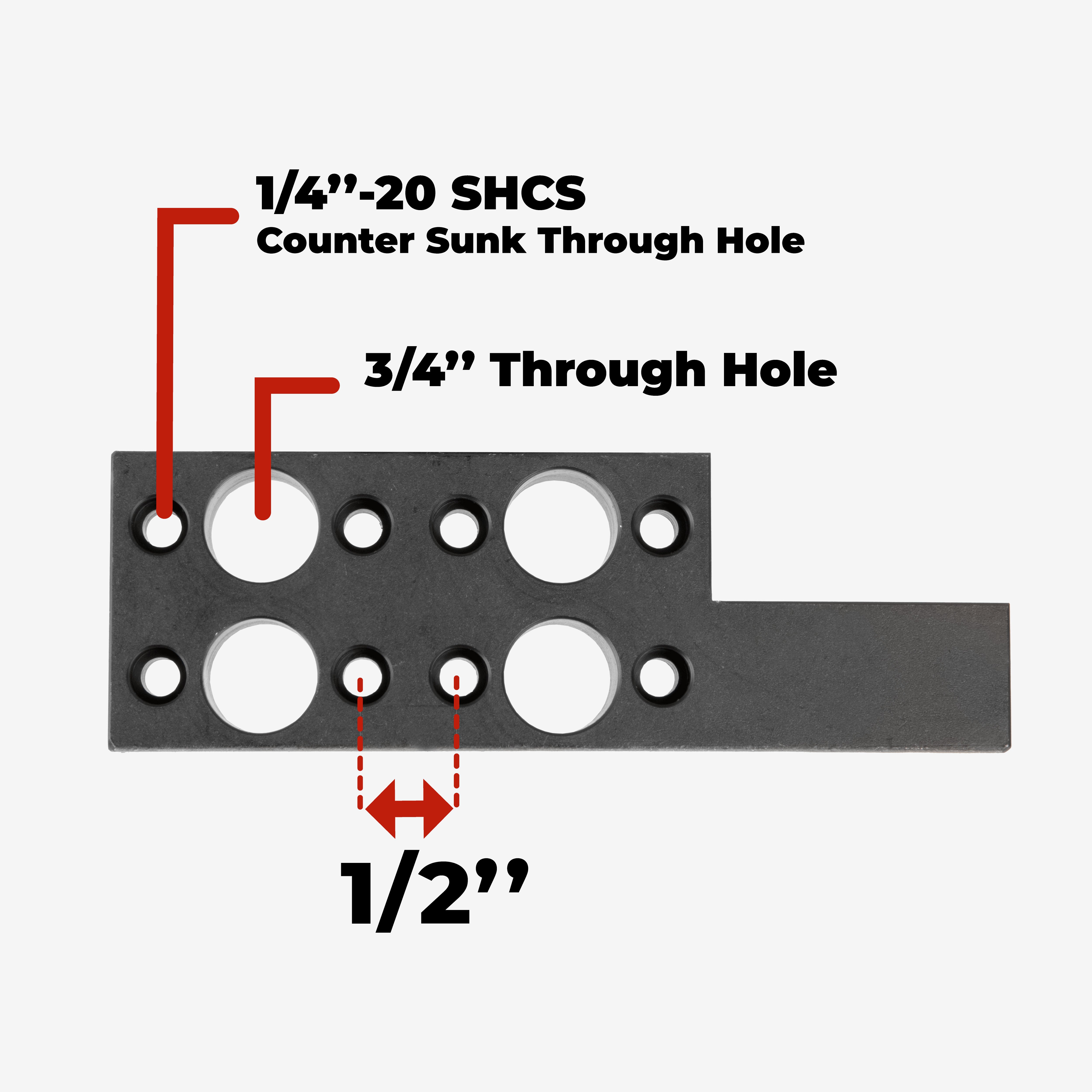 Twist Block, 2x2 Pattern - 3/4" System