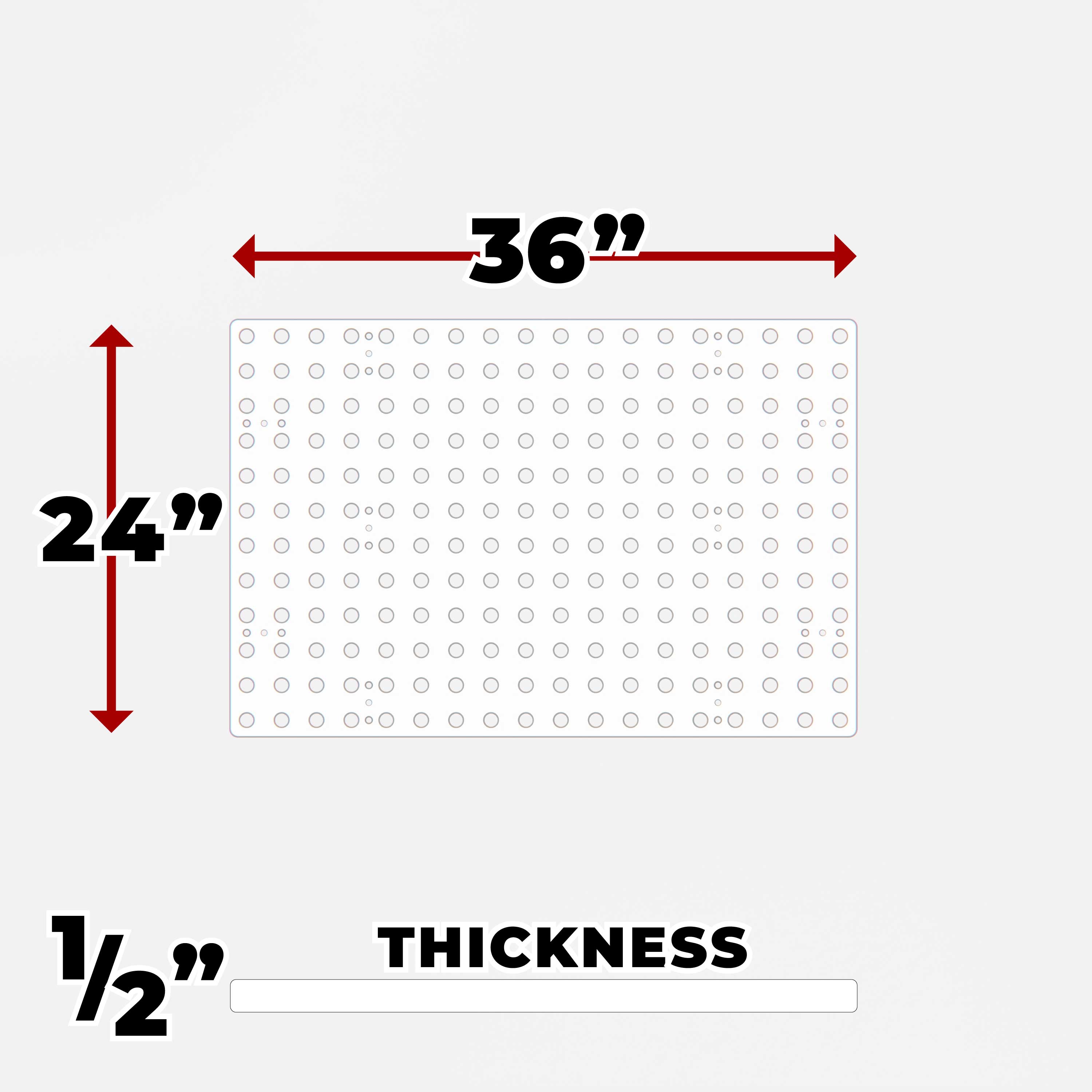 DIY Table System (36"x24") - 3/4" System