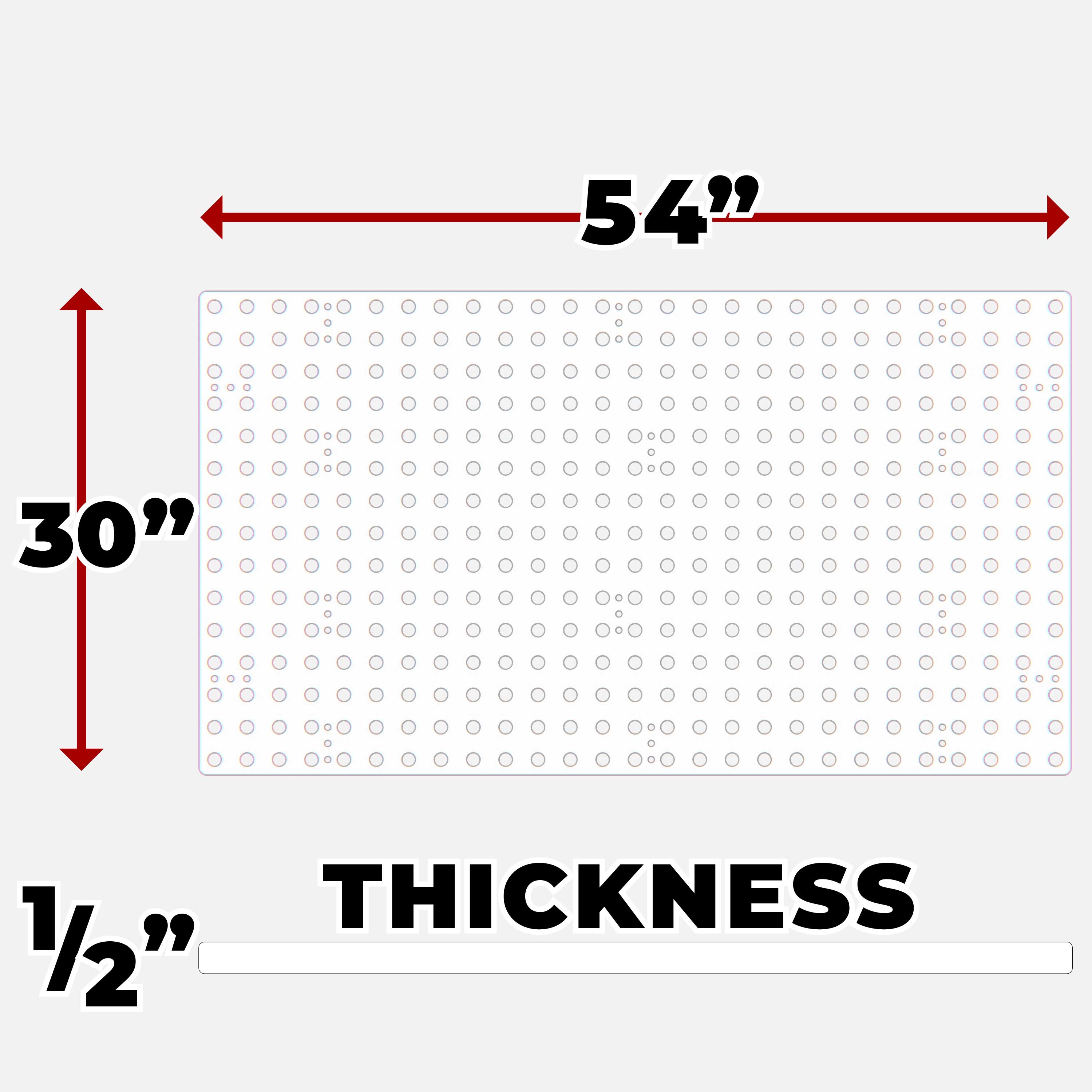 DIY Table System (54"x30") - 3/4" System