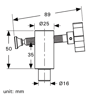 Side Clamp - 16mm System