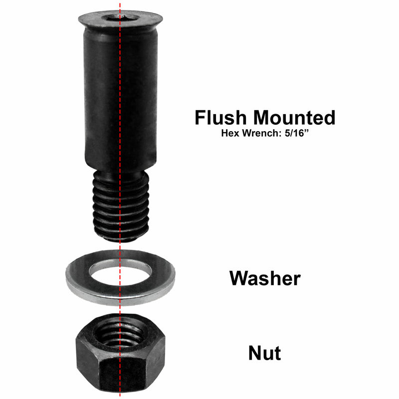Flush Socket Shoulder Bolt (4pc)