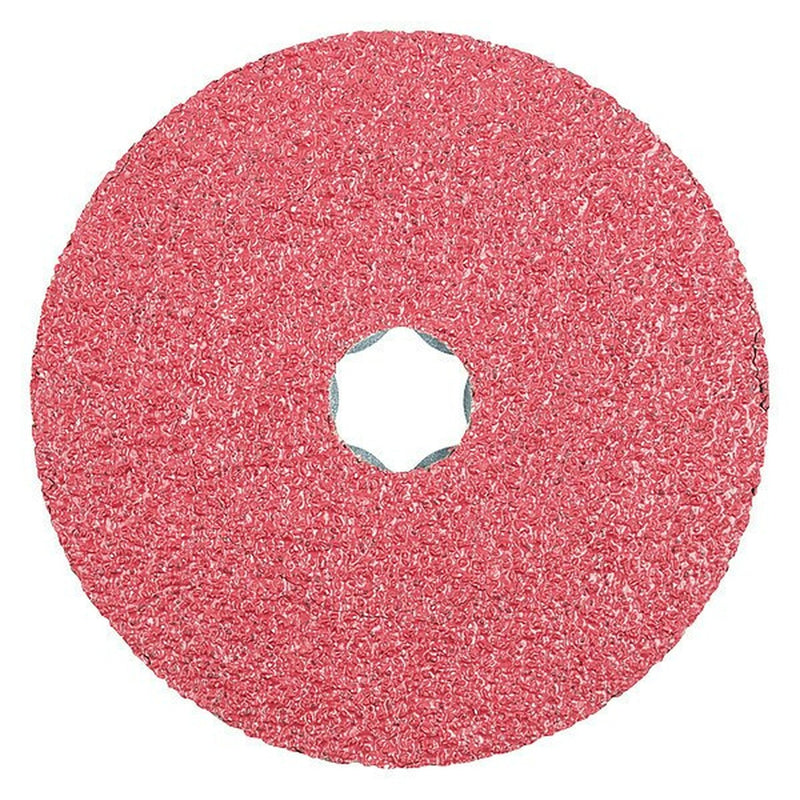 COMBICLICK® Fiber Disc, 4-1/2" Dia. - Ceramic Oxide CO, 24 Grit (25pc)